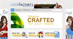Desktop Screenshot of codefactorysolutions.com